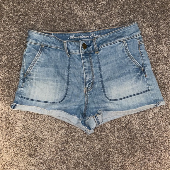 American Eagle Outfitters Pants - American Eagle light wash denim shorts 8